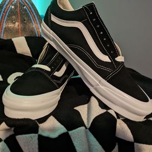 Vans Vault Og Old Skool Lx Size 11 Black/True White